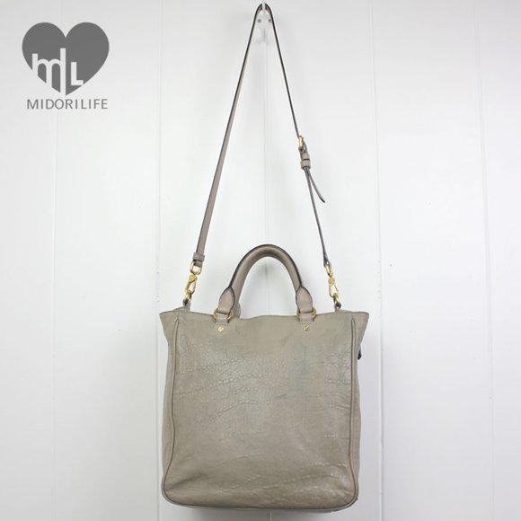 MARC BY MARC JACOBS Washed Up Leather Tote Crossbody Bag - Picture 6 of 16